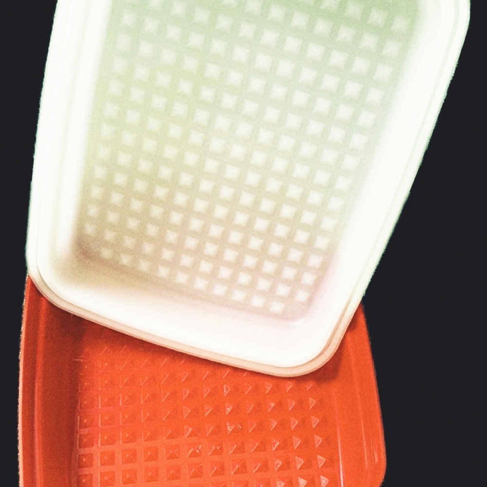 Mint VTG Lg Tupperware Season & Serve Meat Marinating Storage Container Paprika